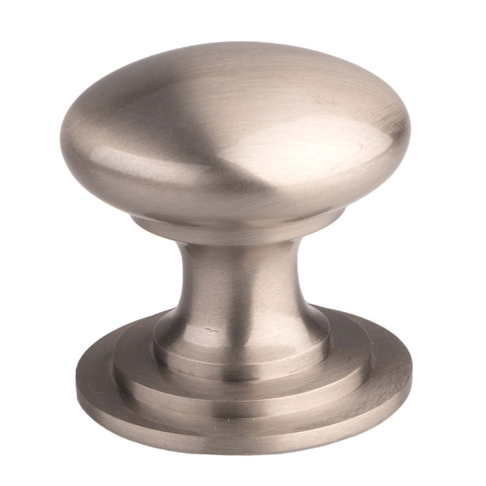 Fingertip M47ASSE Ftd Victorian Knob (One Piece) 25mm Stainless Steel Effect