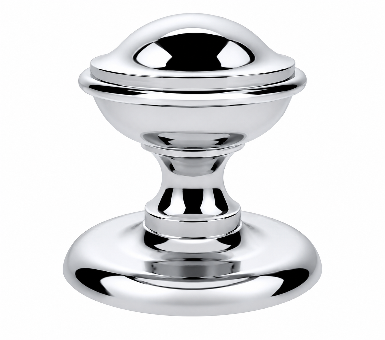 Carlisle Brass M60CP Victorian - Centre Door Knob (Round) Polished Chrome
