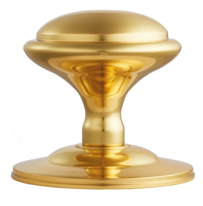 Carlisle Brass M61 Victorian - Centre Door Knob (Round) Polished Brass