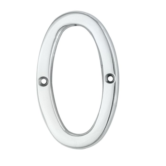 Carlisle Brass N0CP Numeral Face Fix (No.0) Polished Chrome