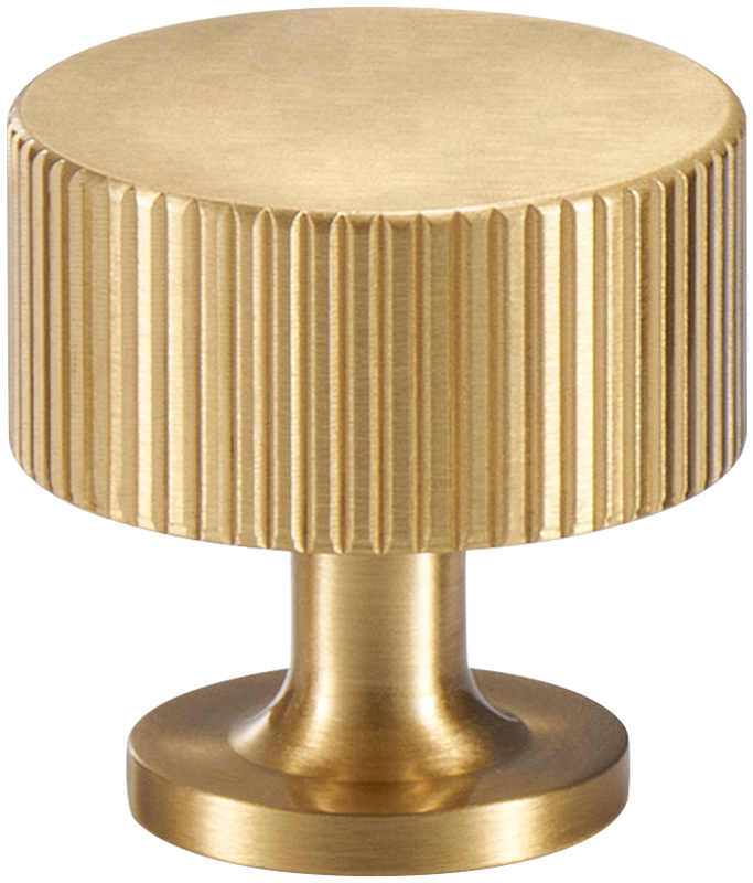 Acre & Clutton Oakridge Linear Solid Brass Cabinet Knob 28mm Satin Brass