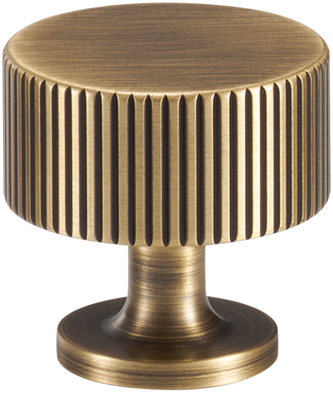 Acre & Clutton Oakridge Linear Solid Brass Cabinet Knob 35mm Antique Brass
