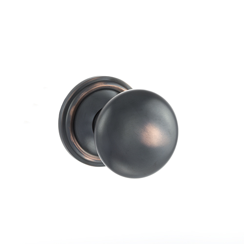 Old English Harrogate Solid Brass Mushroom Mortice Knob on Concealed Fix Rose - Antique Copper OE58MMKAC