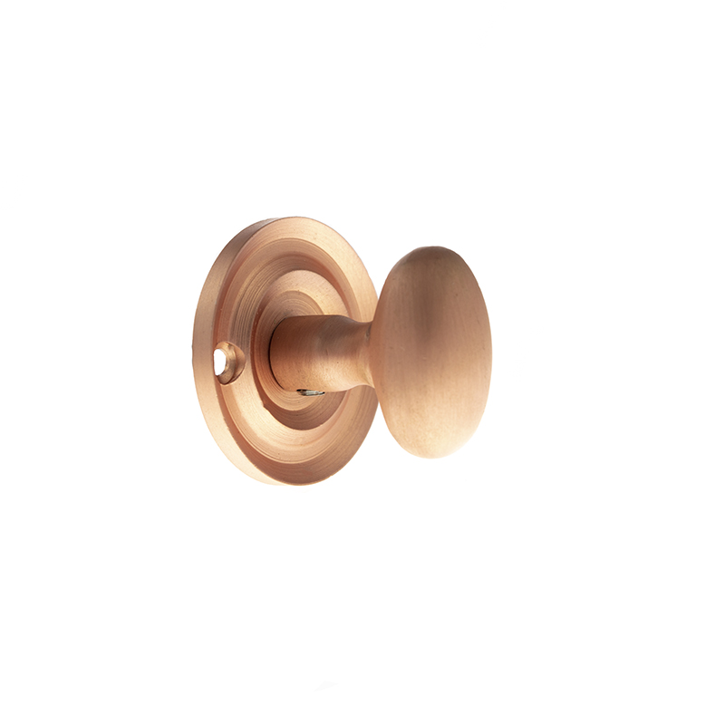 Old English Solid Brass Oval WC Turn and Release - Urban Satin Copper OEOWCUSC