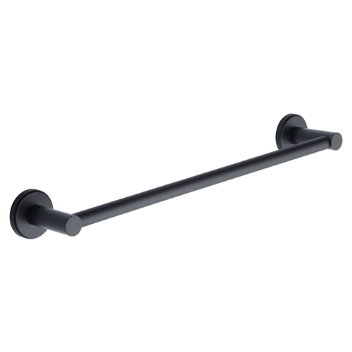M.Marcus OXF-TOWEL-45-BL Single towel rail 45cm Matt Black