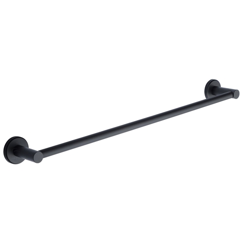 M.Marcus OXF-TOWEL-60-BL Single towel rail 60cm Matt Black