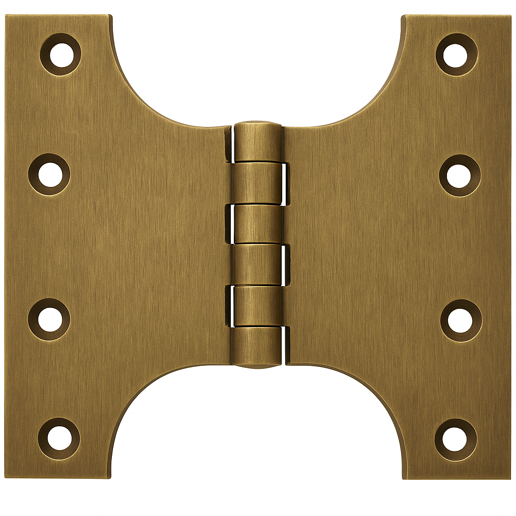 Simonswerk P0550 Unwashered Brass Parliament Hinges 101.6mm x 64mm x 102mm c/w Screws Antique Brass