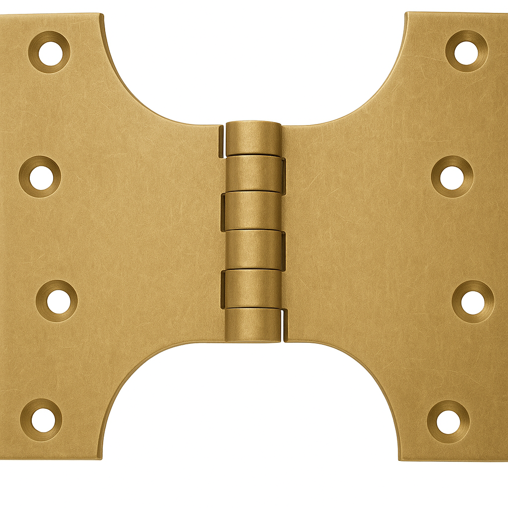 Simonswerk P0550 Unwashered Brass Parliament Hinges 101.6mm x 64mm x 102mm c/w Screws Aged Brass