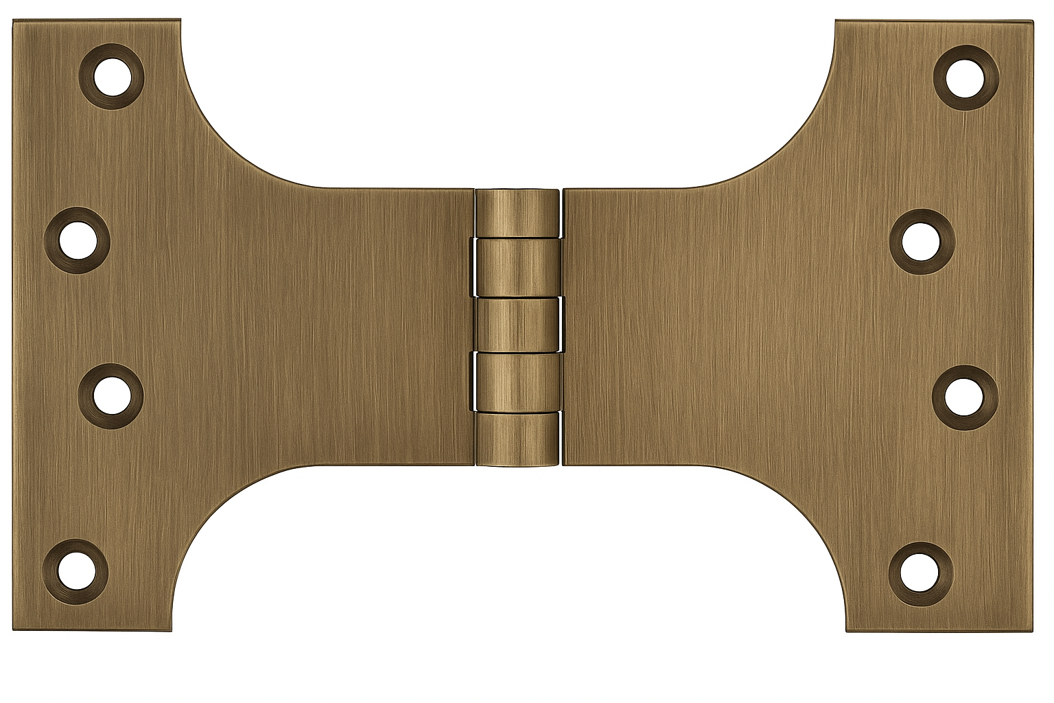 Simonswerk P0570 Unwashered Brass Parliament Hinges 101.6mm x 102mm x 152mm c/w Screws Antique Brass