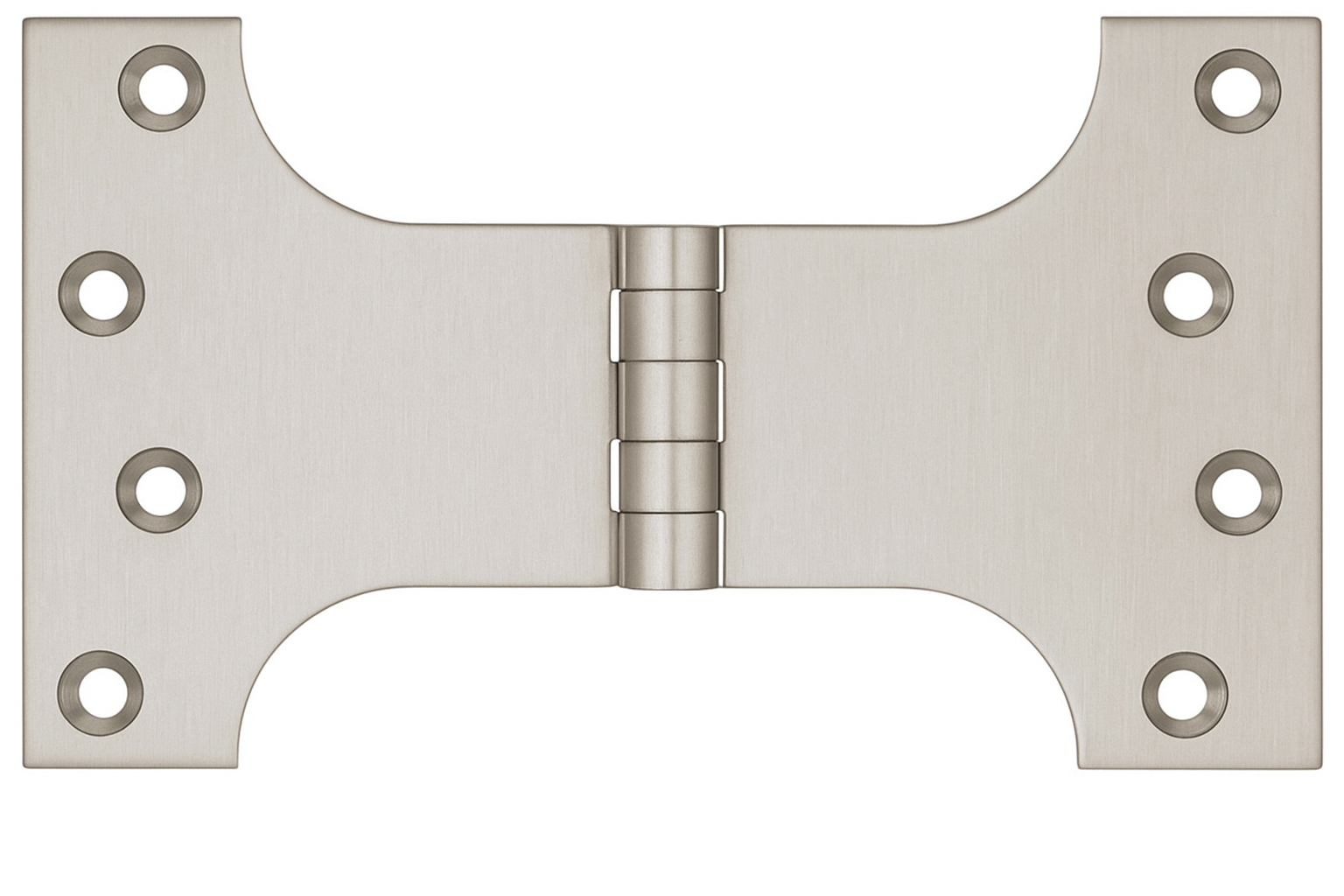 Simonswerk P0570 Unwashered Brass Parliament Hinges 101.6mm x 102mm x 152mm c/w Screws Pearl Nickel