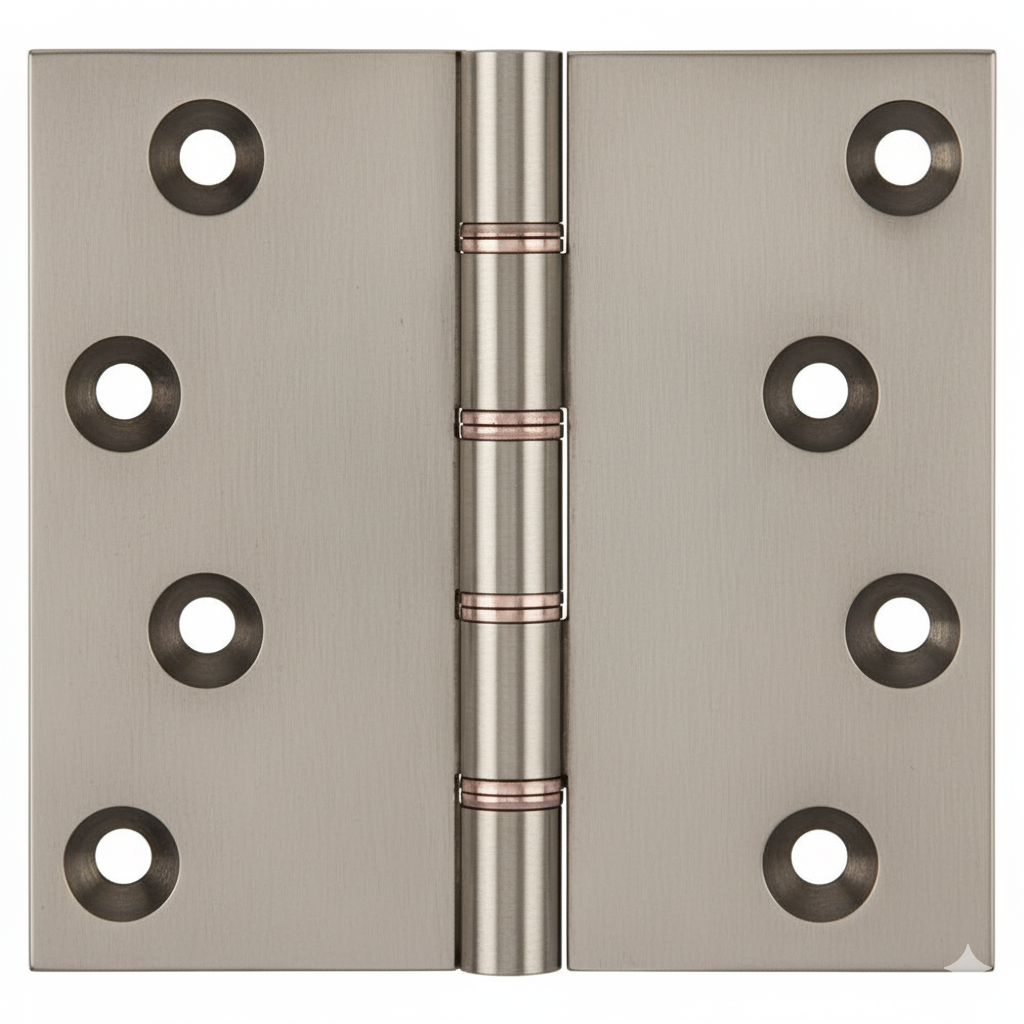 Simonswerk P1260 Double Phosphor Bronze Washered Brass Butt Projection Hinge 100mm x 100mm c/w Screws Antique Nickel