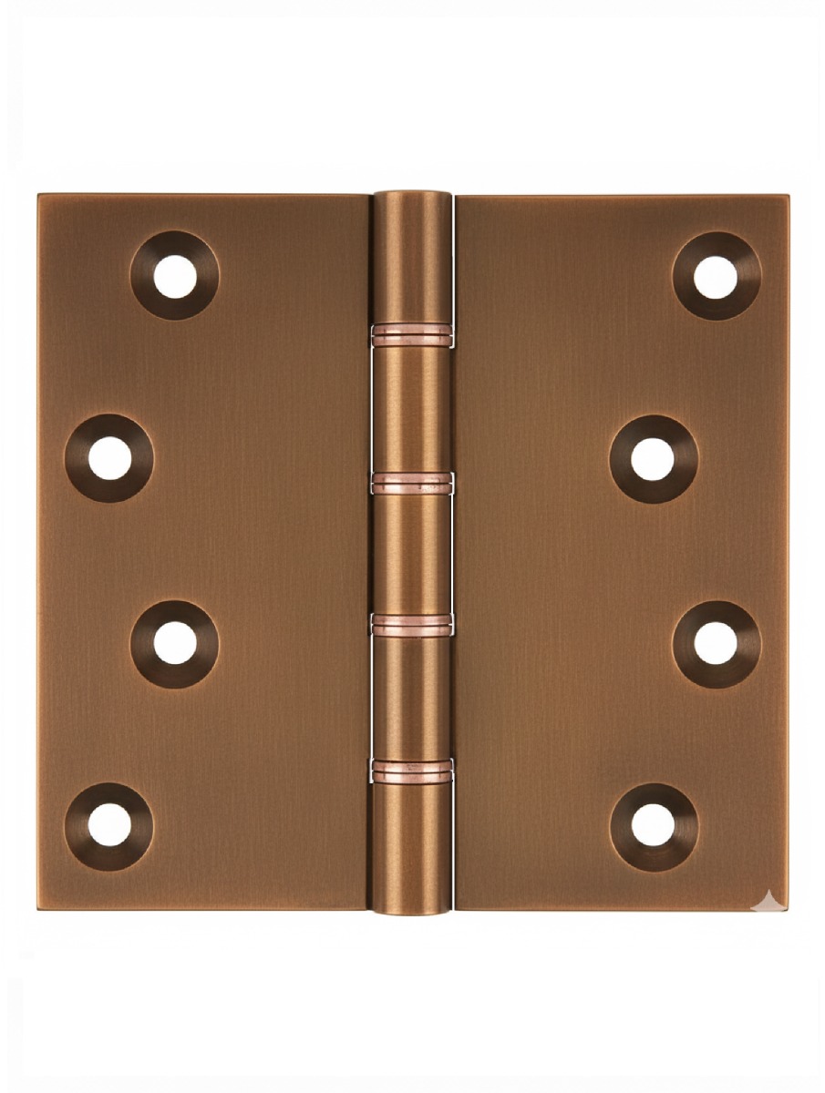 Simonswerk P1260 Double Phosphor Bronze Washered Brass Butt Projection Hinge 100mm x 100mm c/w Screws Copper Bronze