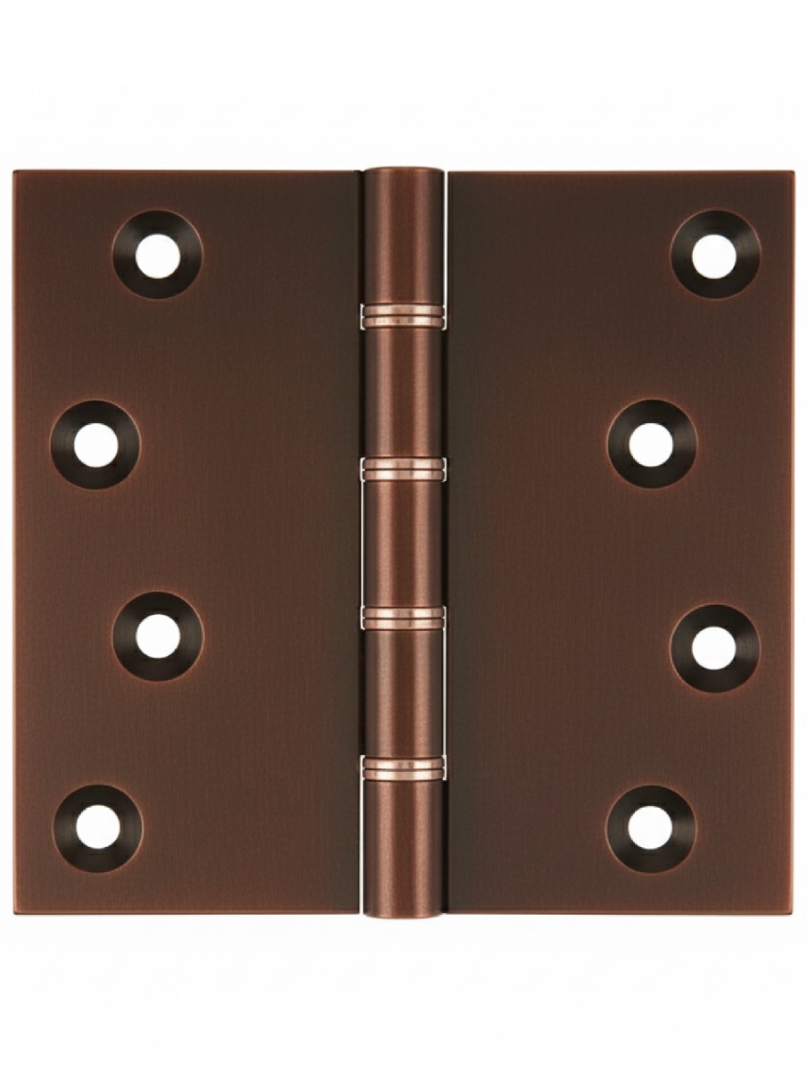 Simonswerk P1260 Double Phosphor Bronze Washered Brass Butt Projection Hinge 100mm x 100mm c/w Screws Imitation Bronze