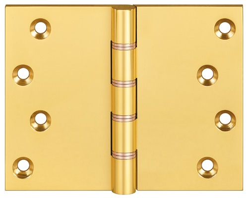 Simonswerk P1262 Double Phosphor Bronze Washered Brass Butt Projection Hinge 100mm x 125mm c/w Screws Self Colour