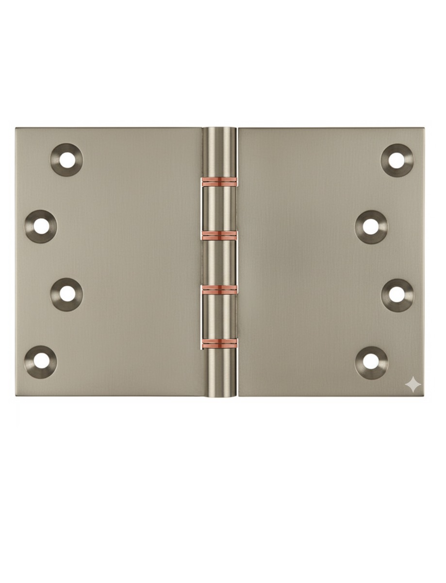 Simonswerk P1264 Double Phosphor Bronze Washered Brass Butt Hinge 100mm x 150mm c/w Screws Antique Nickel