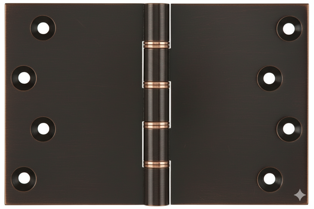 Simonswerk P1264 Double Phosphor Bronze Washered Brass Butt Hinge 100mm x 150mm c/w Screws Imitation Bronze