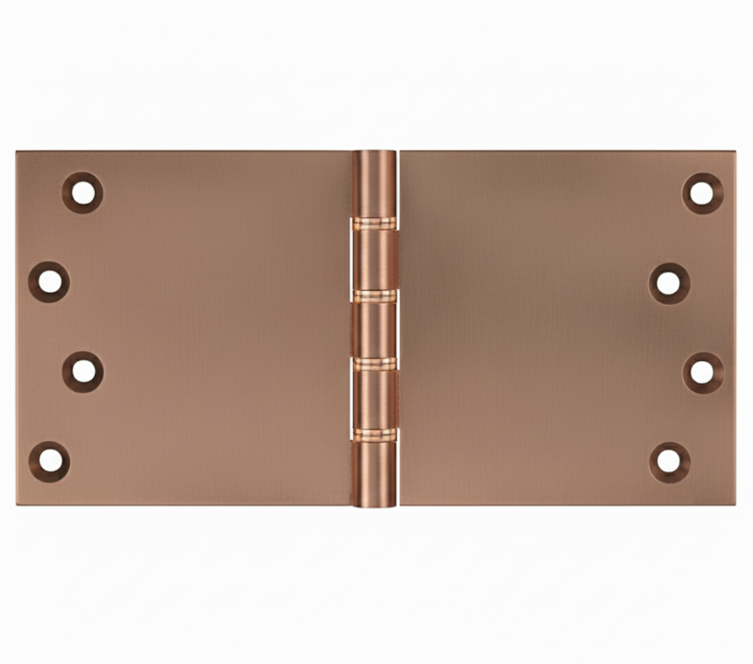 Simonswerk P1266 Double Phosphor Bronze Washered Brass Butt Hinge 101.6mm x 200mm c/w Screws Copper Bronze