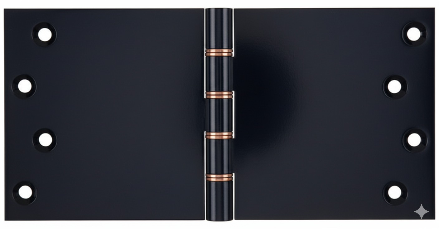 Simonswerk P1266 Double Phosphor Bronze Washered Brass Butt Hinge 101.6mm x 200mm c/w Screws Midnight