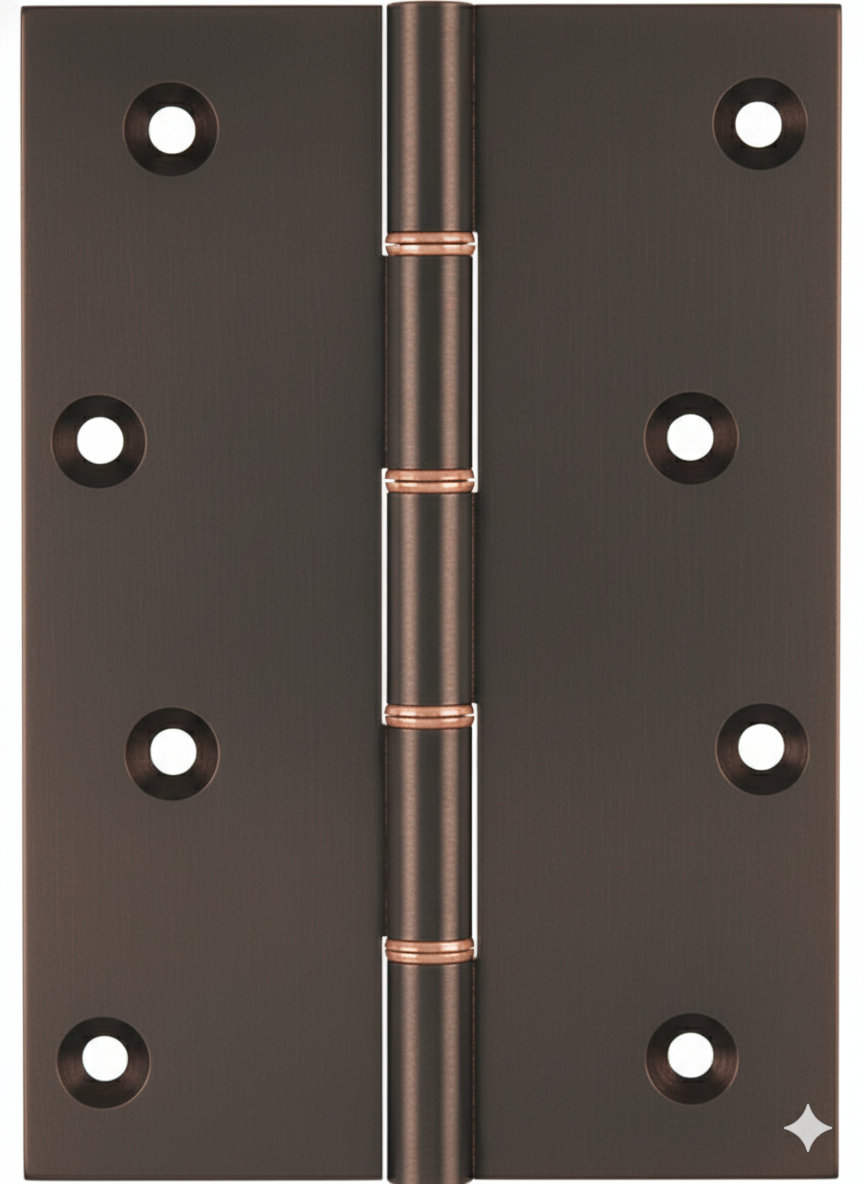 Simonswerk P1285 Double Phosphor Bronze Washered Brass Butt Hinge 152.4mm x 100mm c/w Screws Copper Bronze