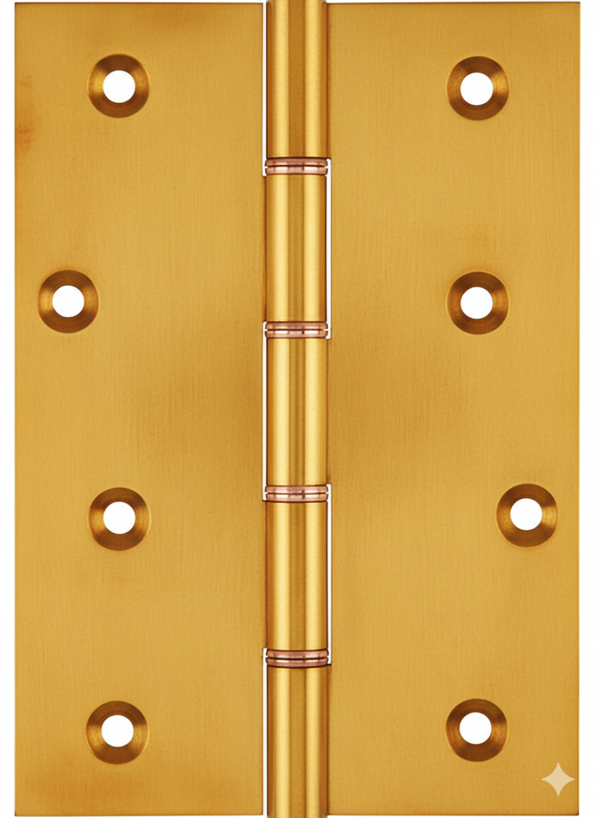 Simonswerk P1285 Double Phosphor Bronze Washered Brass Butt Hinge 152.4mm x 100mm c/w Screws Honeycombe