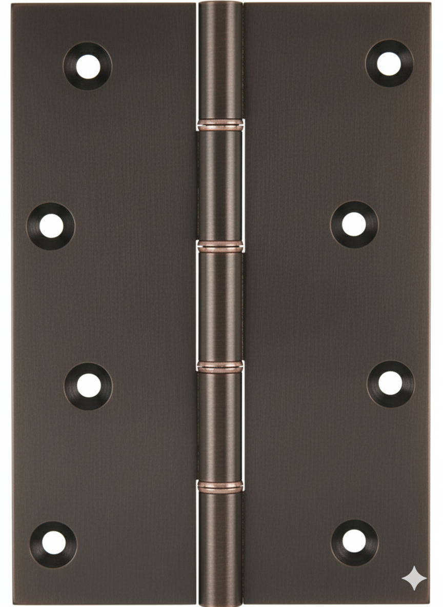 Simonswerk P1285 Double Phosphor Bronze Washered Brass Butt Hinge 152.4mm x 100mm c/w Screws Imitation Bronze