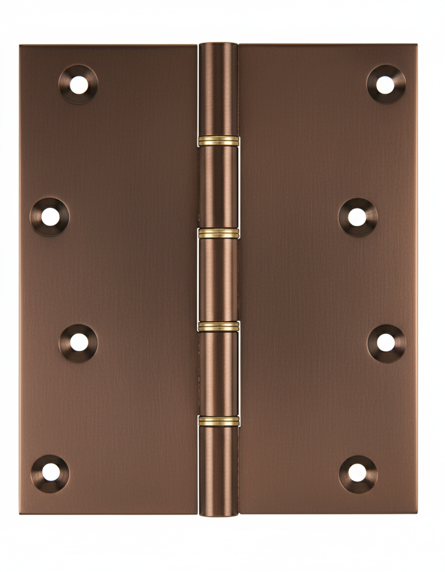 Simonswerk P1295 Double Phosphor Bronze Washered Brass Butt Hinge 152.4mm x 125mm c/w Screws Copper Bronze