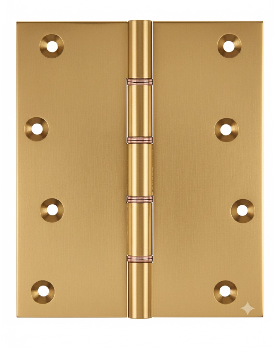 Simonswerk P1295 Double Phosphor Bronze Washered Brass Butt Hinge 152.4mm x 125mm c/w Screws Honeycombe