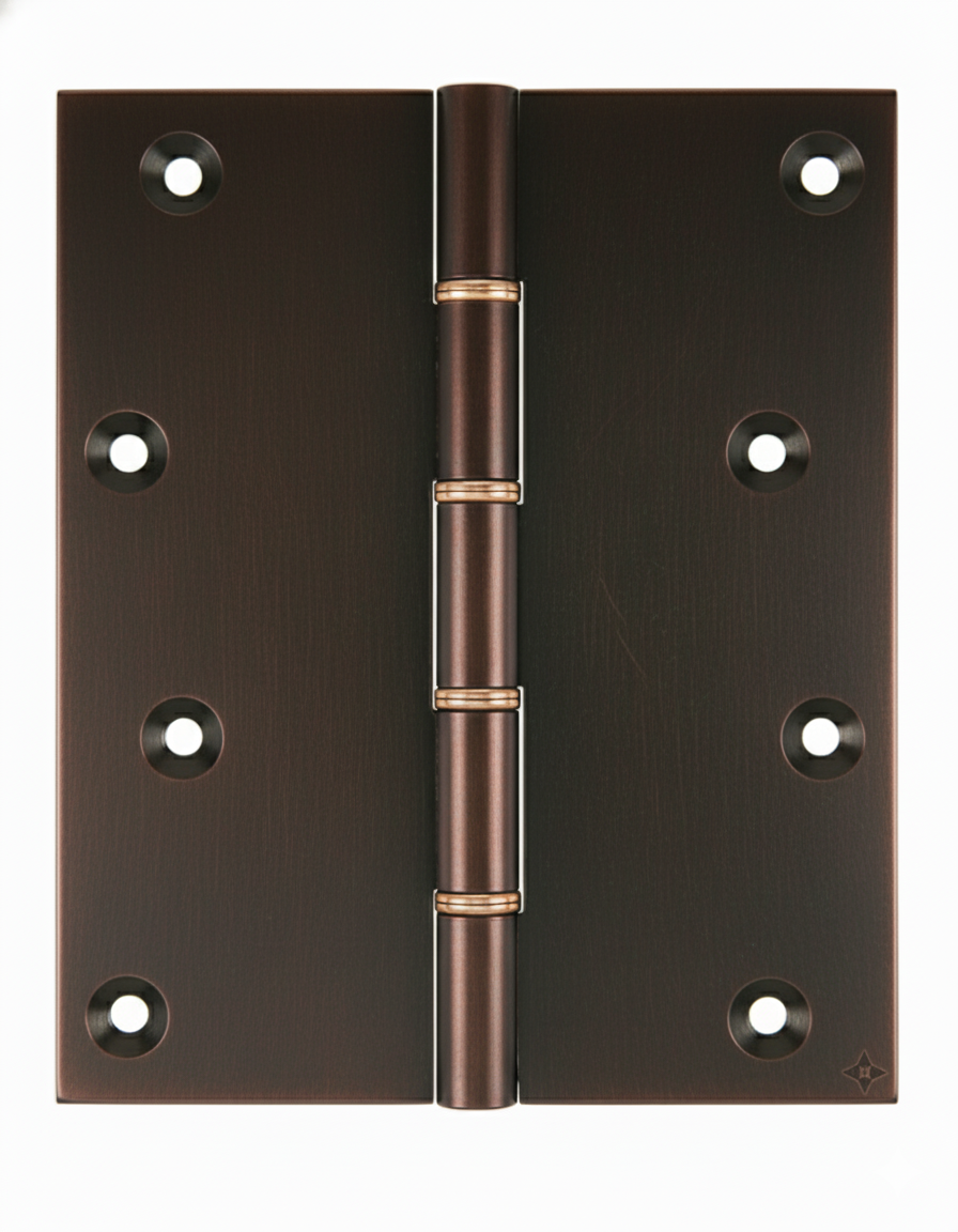 Simonswerk P1295 Double Phosphor Bronze Washered Brass Butt Hinge 152.4mm x 125mm c/w Screws Imitation Bronze