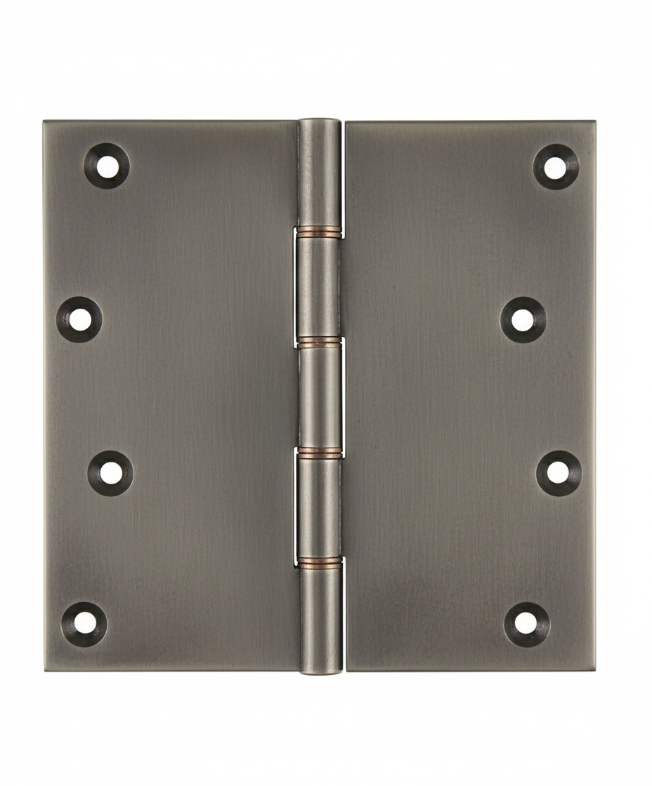 Simonswerk P1296 Double Phosphor Bronze Washered Brass Butt Hinge 152.4mm x 150mm c/w Screws Antique Nickel