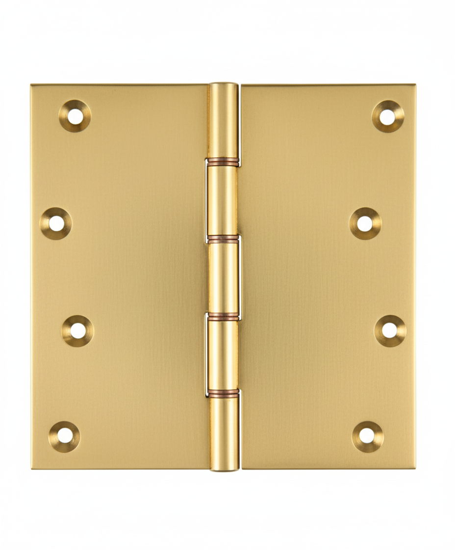 Simonswerk P1296 Double Phosphor Bronze Washered Brass Butt Hinge 152.4mm x 150mm c/w Screws Honeycombe
