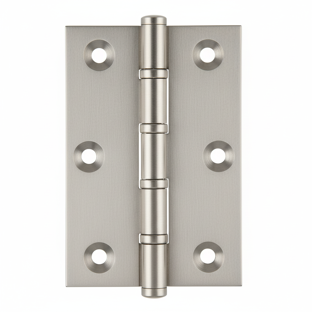 Simonswerk P1510 Ball Race Brass Butt Hinges 76.2mm x 50mm c/w Screws Satin Nickel