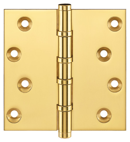 Simonswerk P1560 Ball Race Brass Butt Projection Hinges 100mm x 103mm c/w Screws Polished Brass