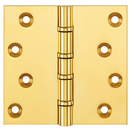 Simonswerk P1560 Ball Race Brass Butt Projection Hinges 100mm x 100mm c/w Screws Self Colour