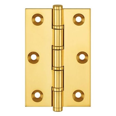 Simonswerk P1510 Ball Race Brass Butt Hinges 76.2mm x 50mm c/w Screws Polished Brass