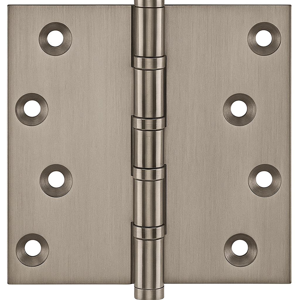 Simonswerk P1560 Ball Race Brass Butt Projection Hinges 100mm x 103mm c/w Screws Antique Nickel