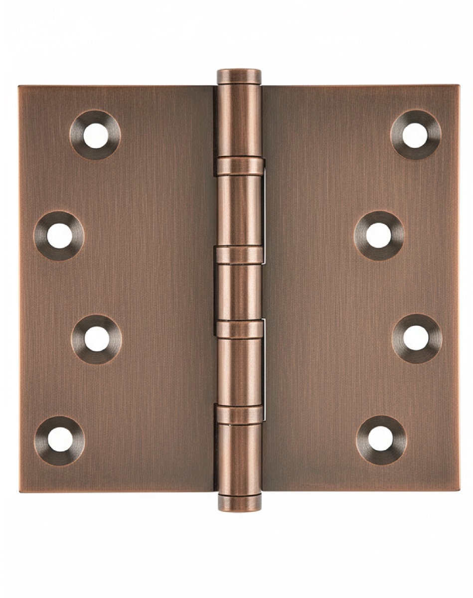 Simonswerk P1560 Ball Race Brass Butt Projection Hinges 100mm x 103mm c/w Screws Copper Bronze