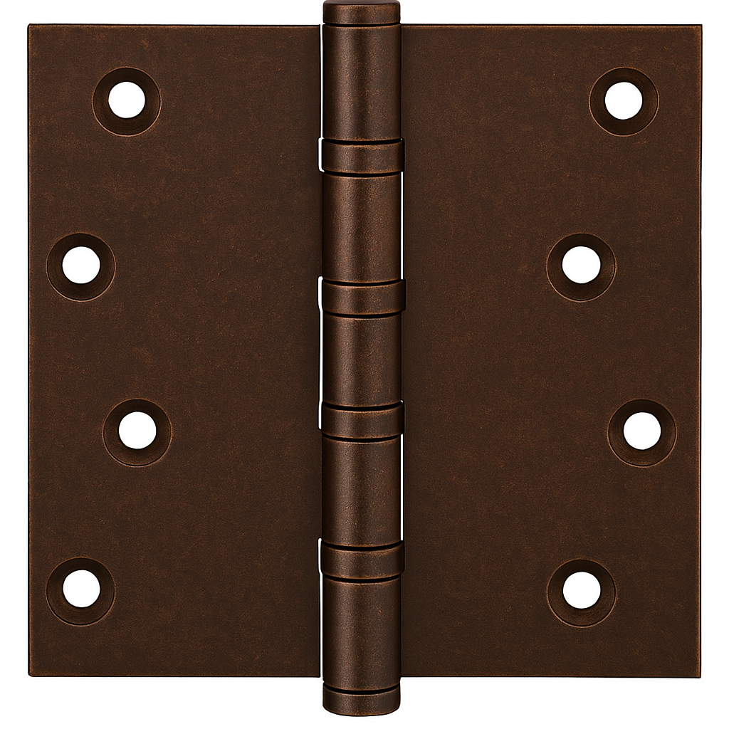 Simonswerk P1560 Ball Race Brass Butt Projection Hinges 100mm x 103mm c/w Screws Imitation Bronze