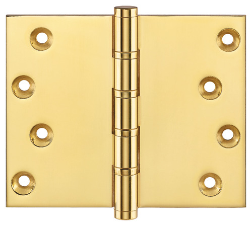 Simonswerk P1562 Ball Race Brass Butt Projection Hinges 101.6mm x 127mm c/w Screws Polished Brass