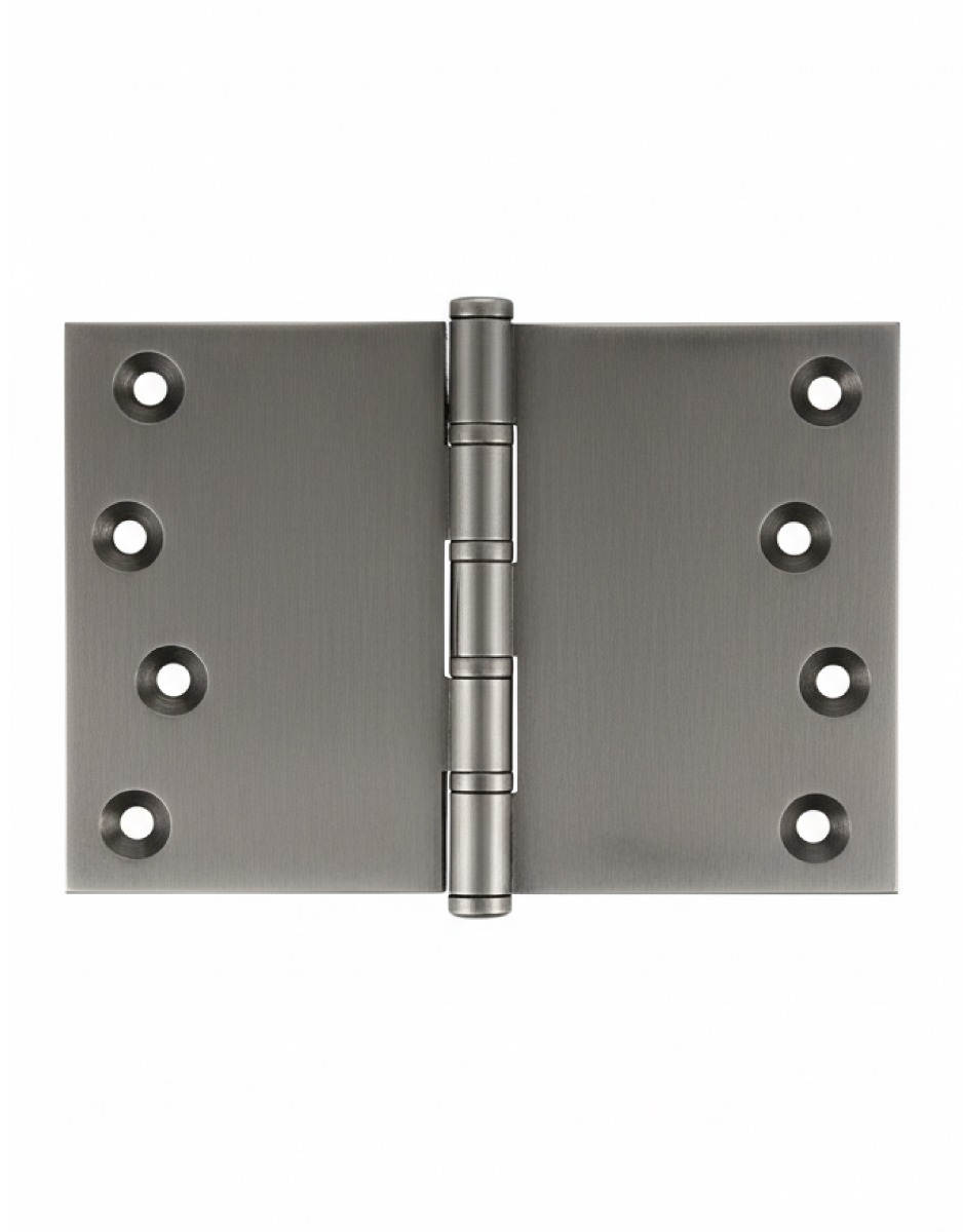 Simonswerk P1564 Ball Race Brass Butt Projection Hinges 101.6mm x 152mm c/w Screws Antique Nickel