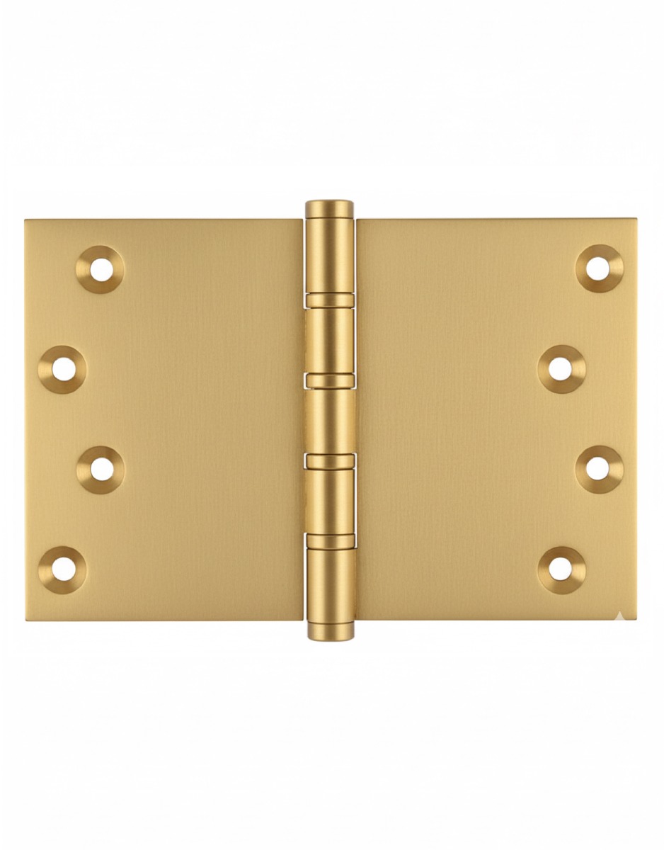 Simonswerk P1564 Ball Race Brass Butt Projection Hinges 101.6mm x 152mm c/w Screws Honeycombe