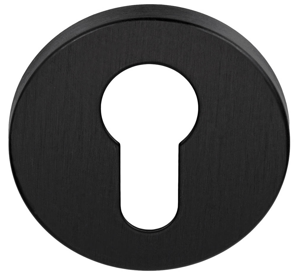 FORMANI ARC PBAY53 cylinder escutcheon 53mm PVD satin black