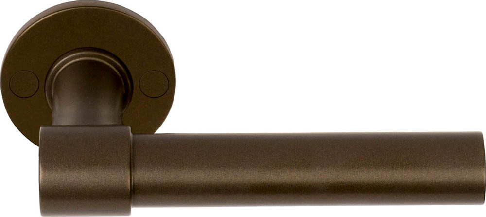 FORMANI ONE PBL20XL/50 solid double sprung door handle on rose bronze