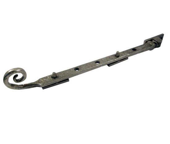 Frelan PEW Casement stay 300mm PEW21 Pewter