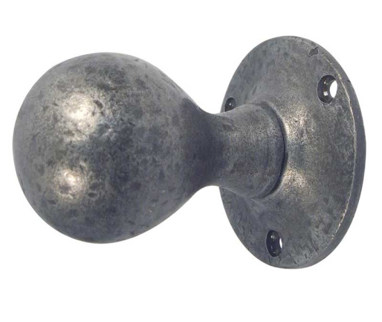 Frelan Ball Shape Mortice Door Knob Pewter 46mm PEW5