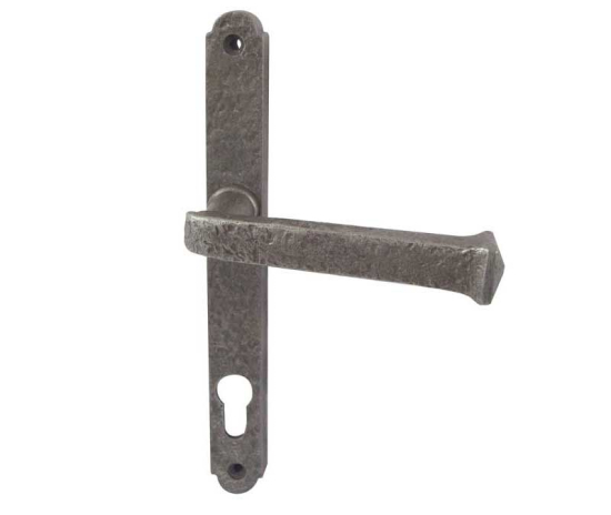 Frelan PVCu Door Furniture 240mm PEW700 Pewter