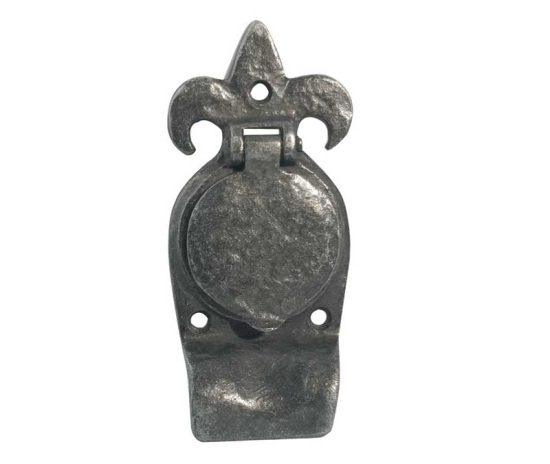Frelan Fleur de Lys Cylinder Cover 120mm PEW9 Pewter