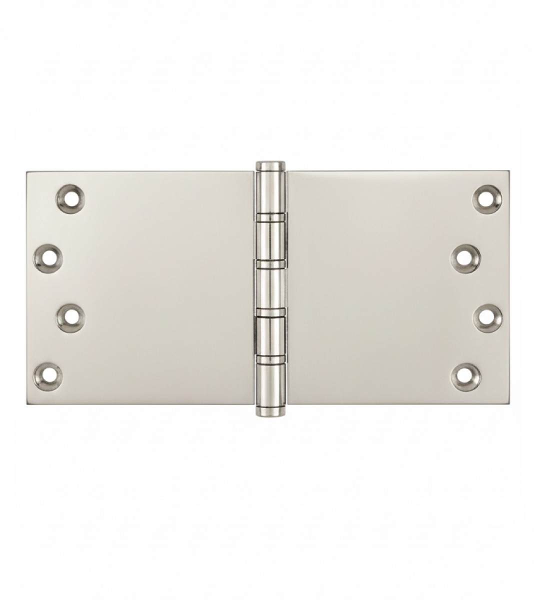 Simonswerk P1566 Ball Race Brass Butt Projection Hinges 101.6mm x 203mm c/w Screws Polished Nickel