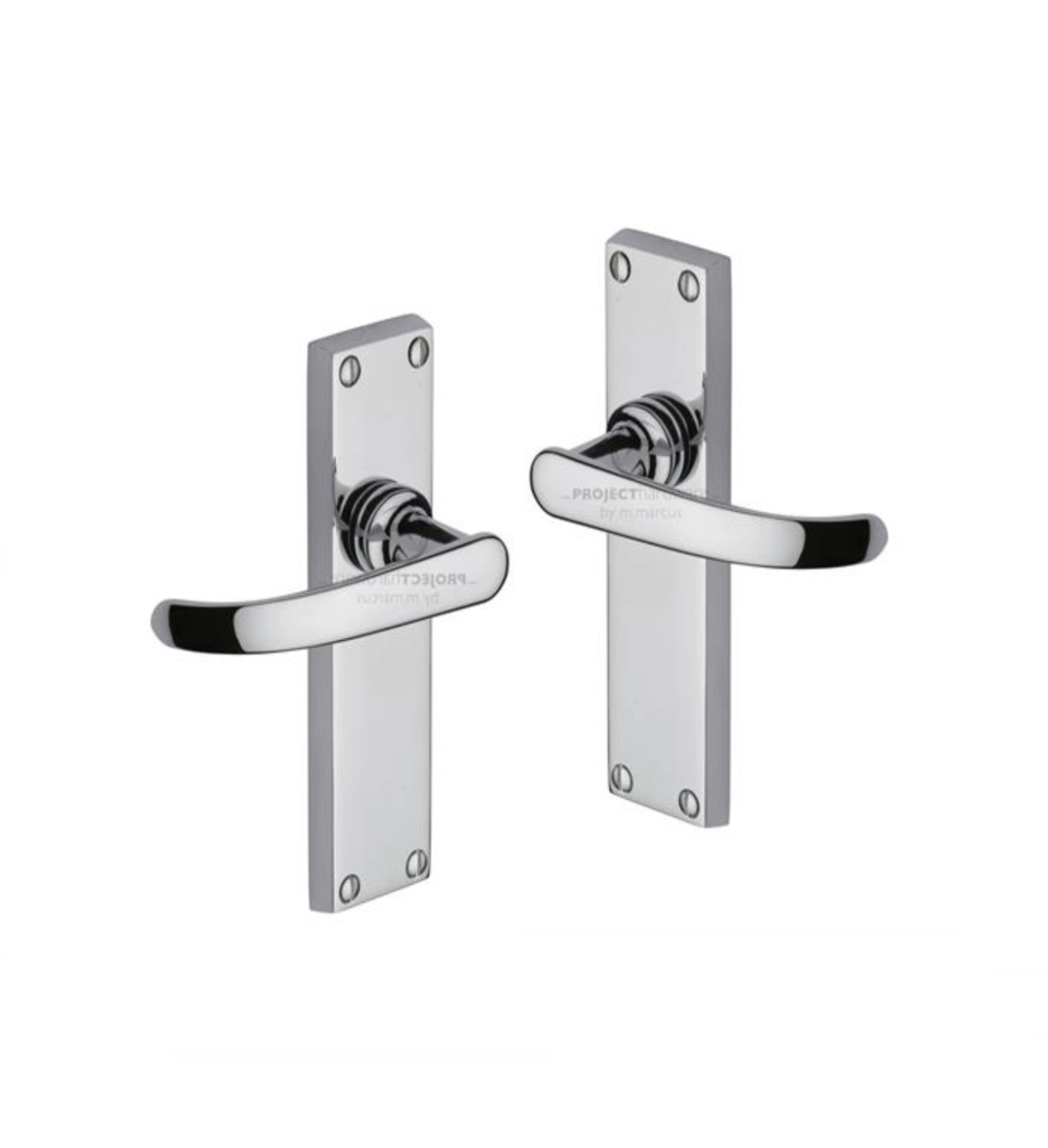 Project Hardware PR905-PC Door Handle Lever Latch Avon Design Polished Chrome finish