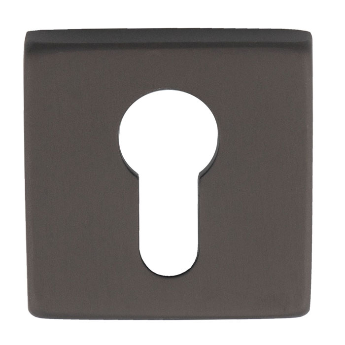 Manital Square Euro Profile Escutcheon - Anthracite