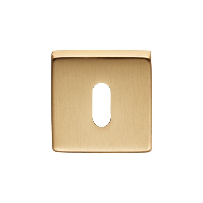 Carlisle Brass QE003SB Escutcheon - Lock Profile On Concealed Fix Square Rose Osa (Satin Brass) Satin Brass
